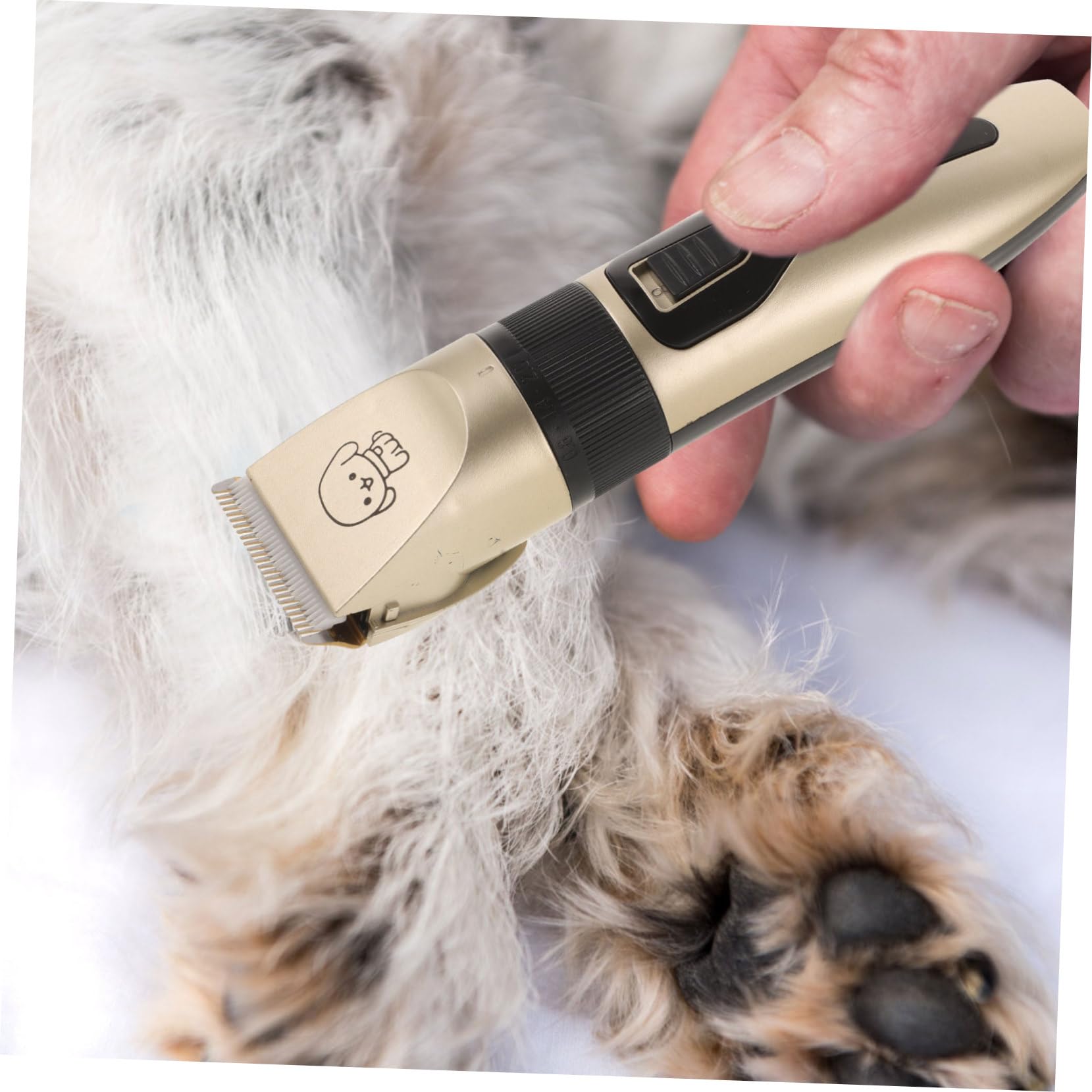 YARNOW Recortador De Pelo Para Perros y Gatos Cortapelos Mascotas Máquina De Cortar Pelo Bajo Vibración y Diseño Silencioso