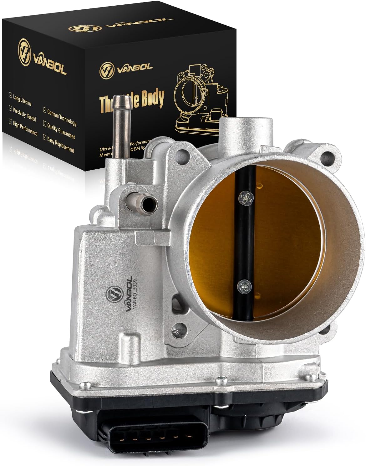 Electronic Throttle Body Compatible with 2004-2015 Nissan Armada Frontier 12-21 NV1500 NV2500 NV3500 Pathfinder Titan Xterra Infiniti QX56 Equator V6 4.0L V8 5.6L Replace 16119-7S000