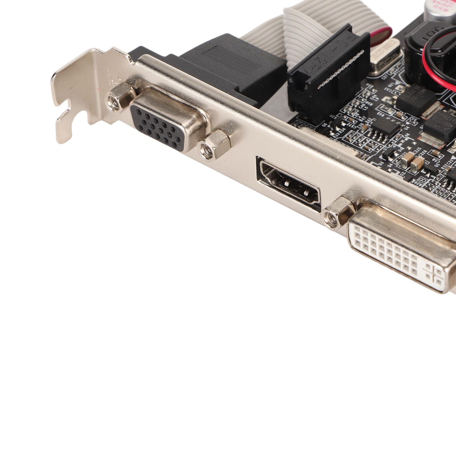 Bewinner Scheda grafica GT730, scheda grafica DDR3 da 2 GB, scheda grafica PCI Express X16 2.0 con interfaccia HDMI DVI-VGA, scheda grafica PCI Express X16 2.0 con ventola
