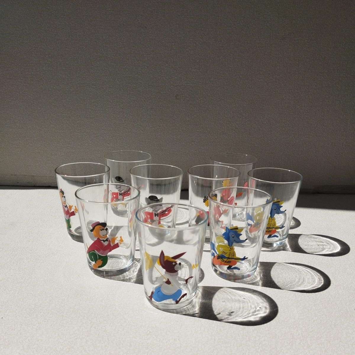 Luminarc Animal Glass フランス製 ルミナックグラスセット animaux de