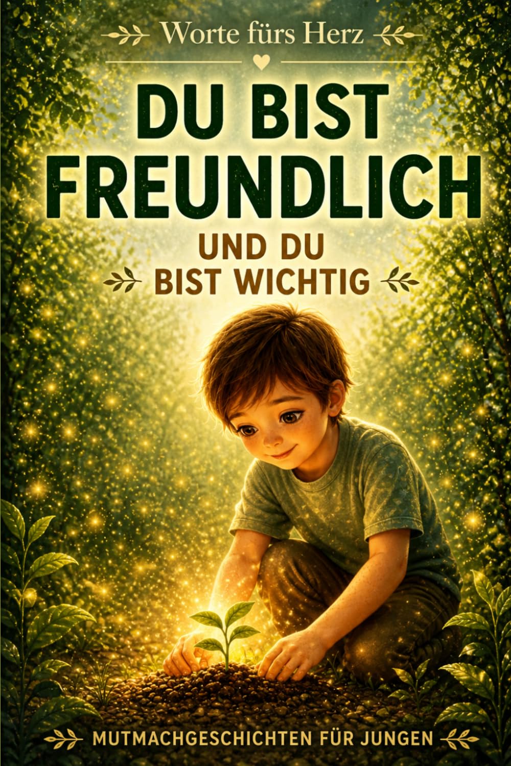 Du Bist Freundlich, Und Du Bist Wichtig: Eine herzerwärmende Kindergeschichte über Freundlichkeit, Gefühle, Selbstvertrauen und Selbstwertgefühl | Gute-Nacht-Geschichten für Jungen (Worte fürs Herz)