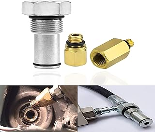 IVARKEY Oil Rail Adapters Leak Test Kit & IPR Valve Air Test Fitting Tool High Pressure Oil Pump Compatible with Ford 6.0L Powerstroke Diesel Engine (Fuel Rail)