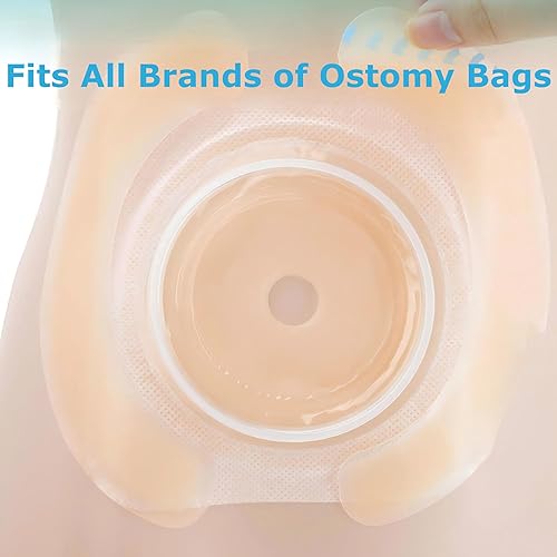 Miniatura 6 de 40 tiras de barrera para ostomía, suministros médicos de ostomía hidrocoloide, tiras de barrera elástica, cintas adhesivas impermeables para la piel