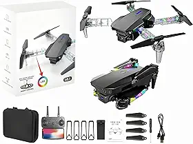 E88 D Pro Drone Câmera 1080p HD 4K Mini Dobrável, WiFi 2.4G, Retorno Automático, Controle por App, Presente