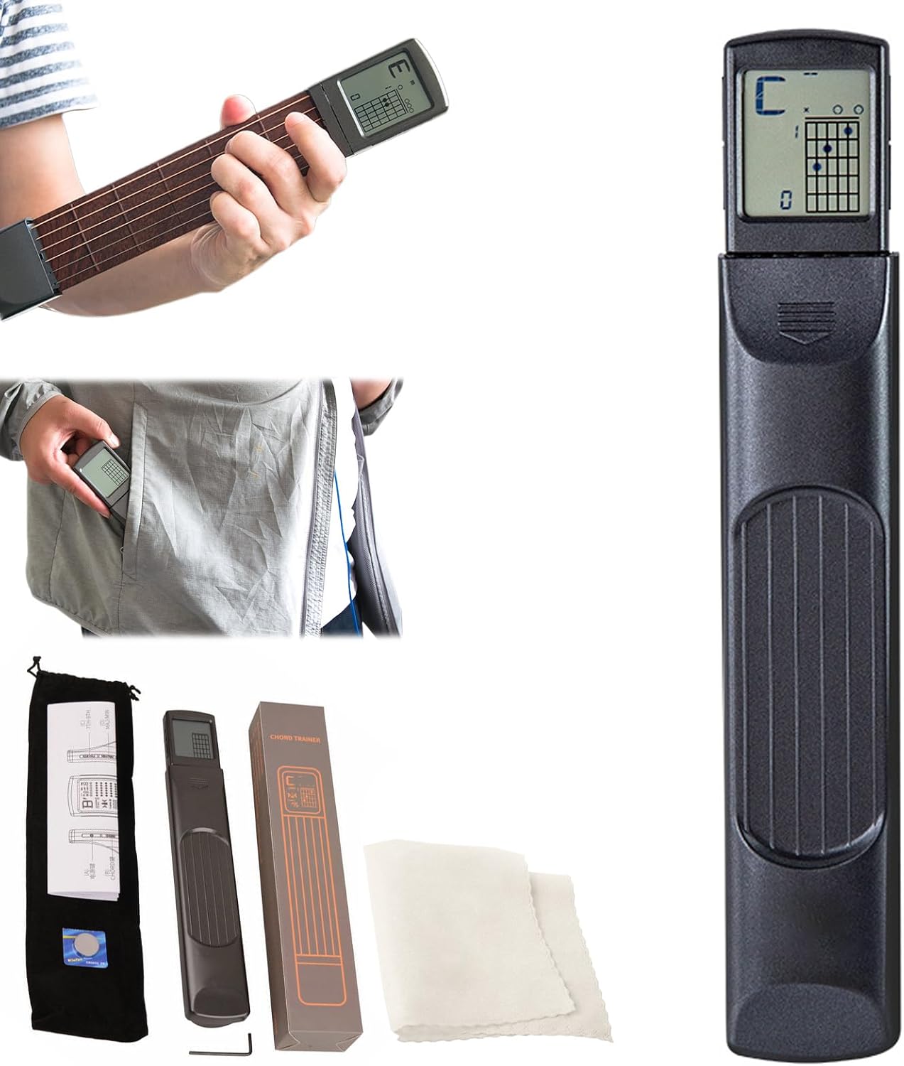 Portable Digital Guitar Trainer, Digital Pocket Guitar