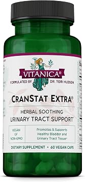 Vitanica Cranstat Extra ، دعم المسالك البولية ، نباتي ، 60 كبسولة