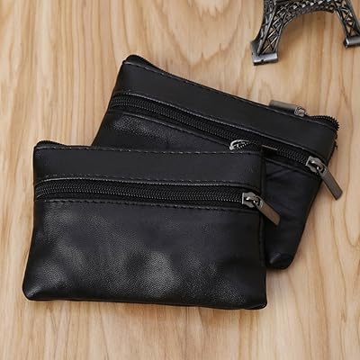 CHENGBEI Soft Men Women Card Coin Key Holder Zip Leather Wallet Pouch Bag Purse Gift New