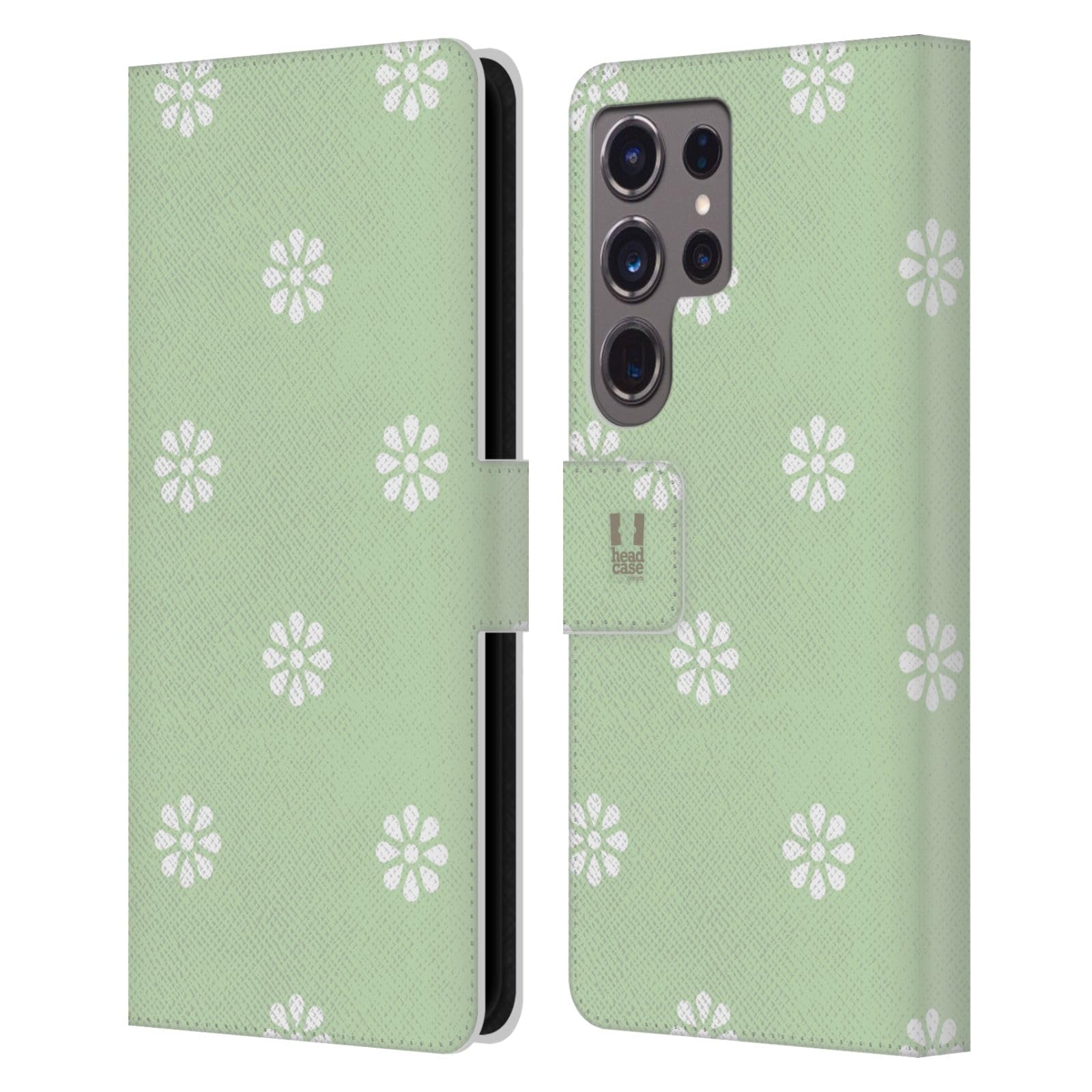 Funda libro Samsung S24 Ultra 5G resistente con estampado francés de cuero 7