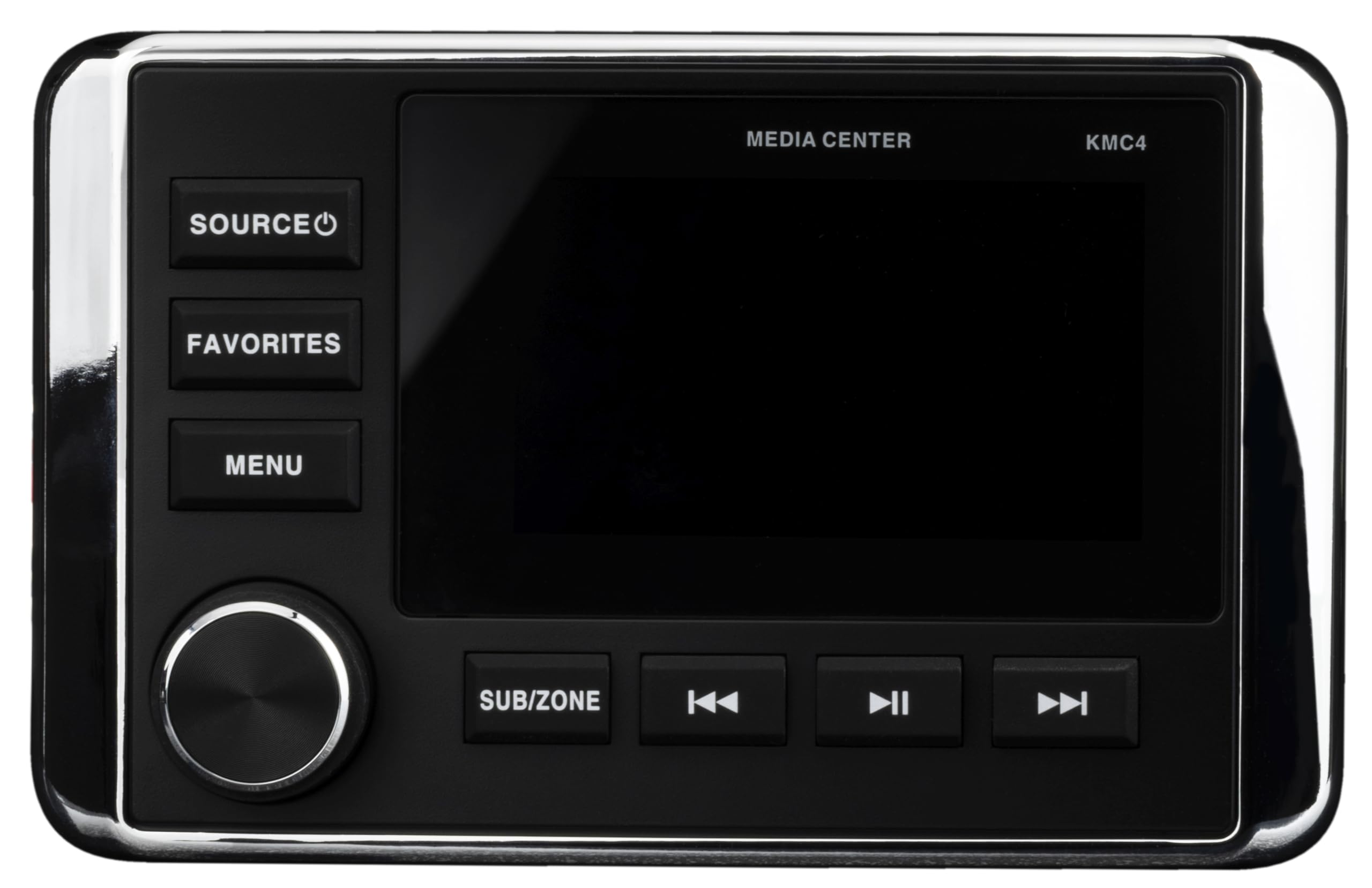Kicker 51KMC4 Wetterbeständiges Messgeräte-Stil Media Center mit Bluetooth