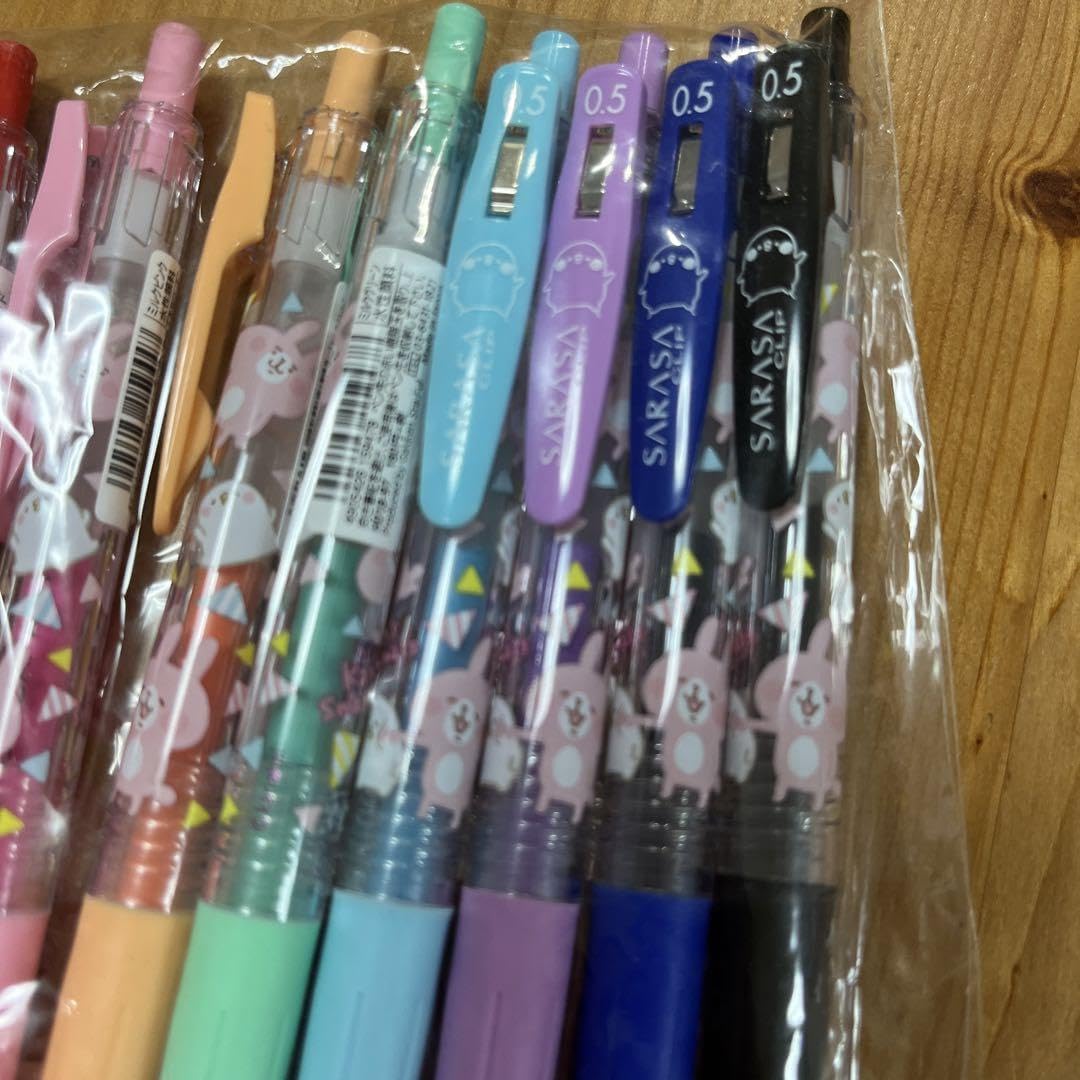 Amazon.co.jp: SARASA カナヘイコラボ 8本セット : 文房具・オフィス用品