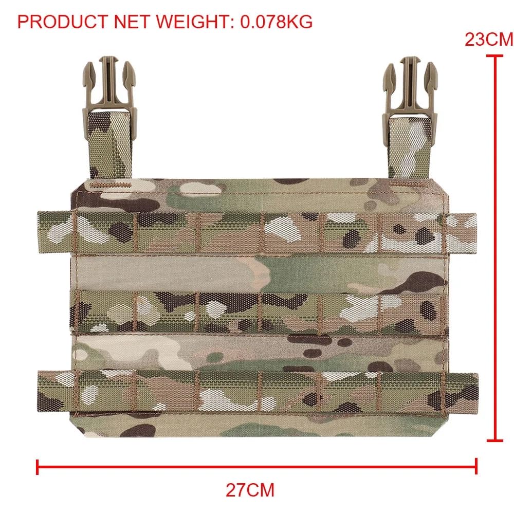 Peminkoo Taktische MOLLE Plakat Frontklappe Leichte Modulare Chassis Jagd Weste Platte Träger Airsoft Chest Rig