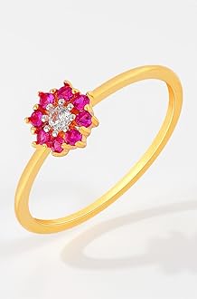 Malabar Gold & Diamonds 22k Gold Ring for Women | 22 kt (916) BIS Hallmark Certified Pure Gold Ring for Birthday, Wedding, Anniversary & Festival Gift