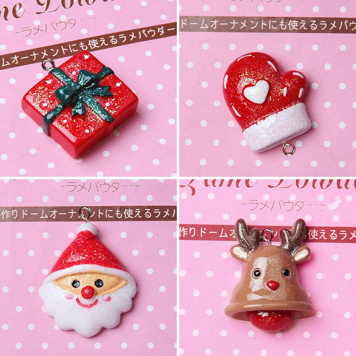 10pcs 5 Styles De Pendentifs En Résine Opaque En Gros Pour Création De Bijoux