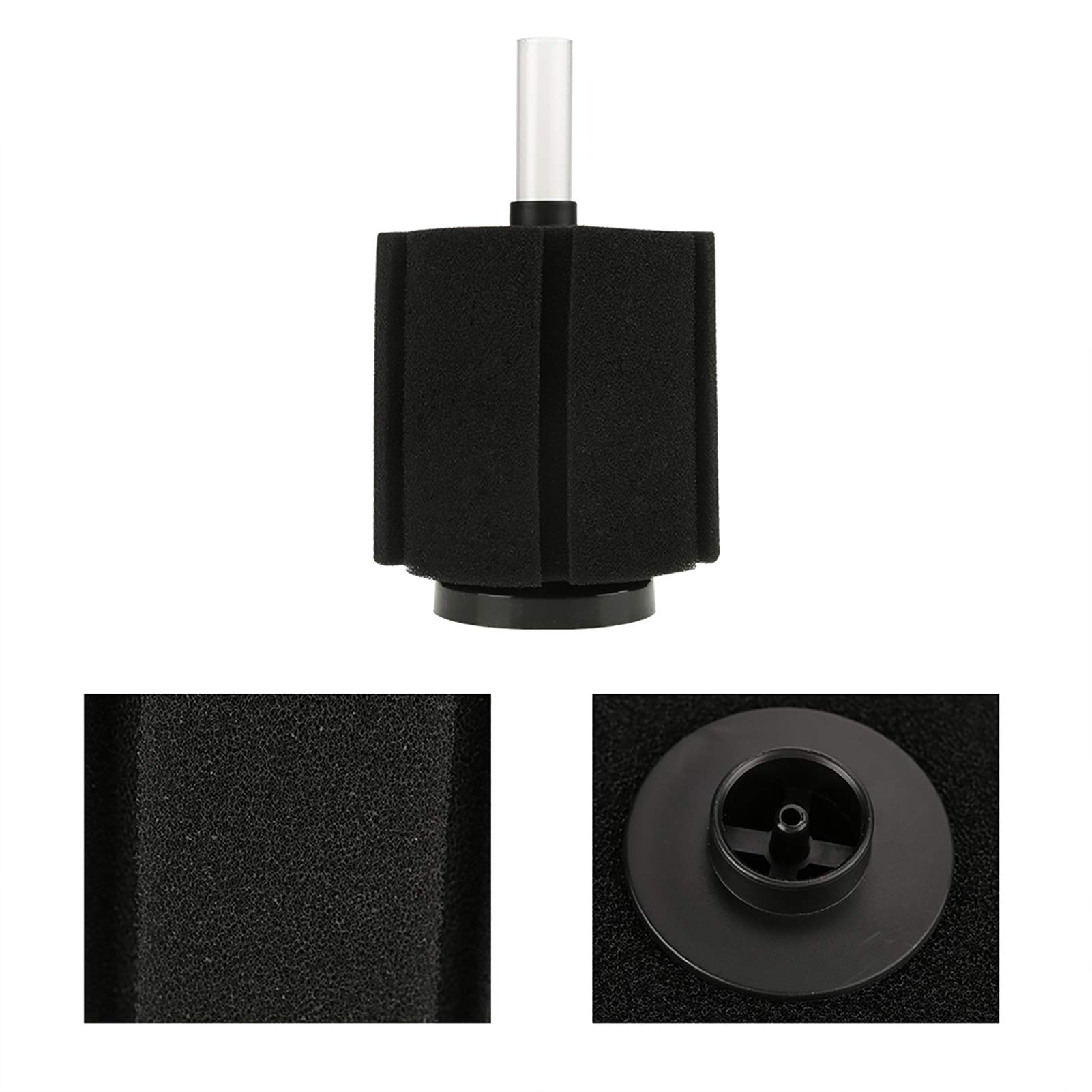 Filtros de Esponja Nano Bio para Acuario, Silencioso, para Camarones y Peces Pequeños, hasta 227 litros, Paquete de 4