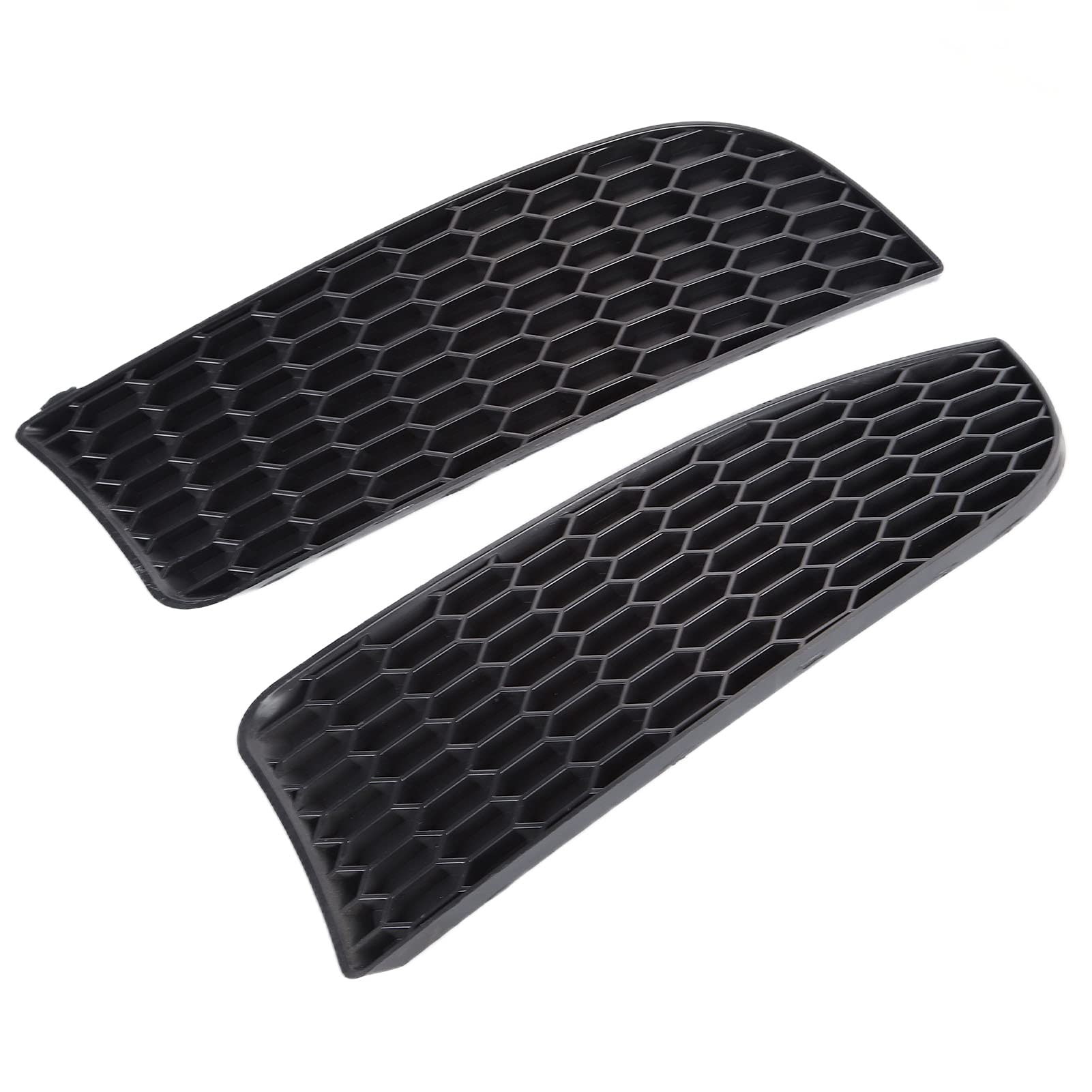 Front Bumper Car Fog Light Cover, ABS Front Bumper Fog Light Grill Cover Left Right for M3 Replacement for 3 Series E90 E91 E92 E93 (2pcs, Black)