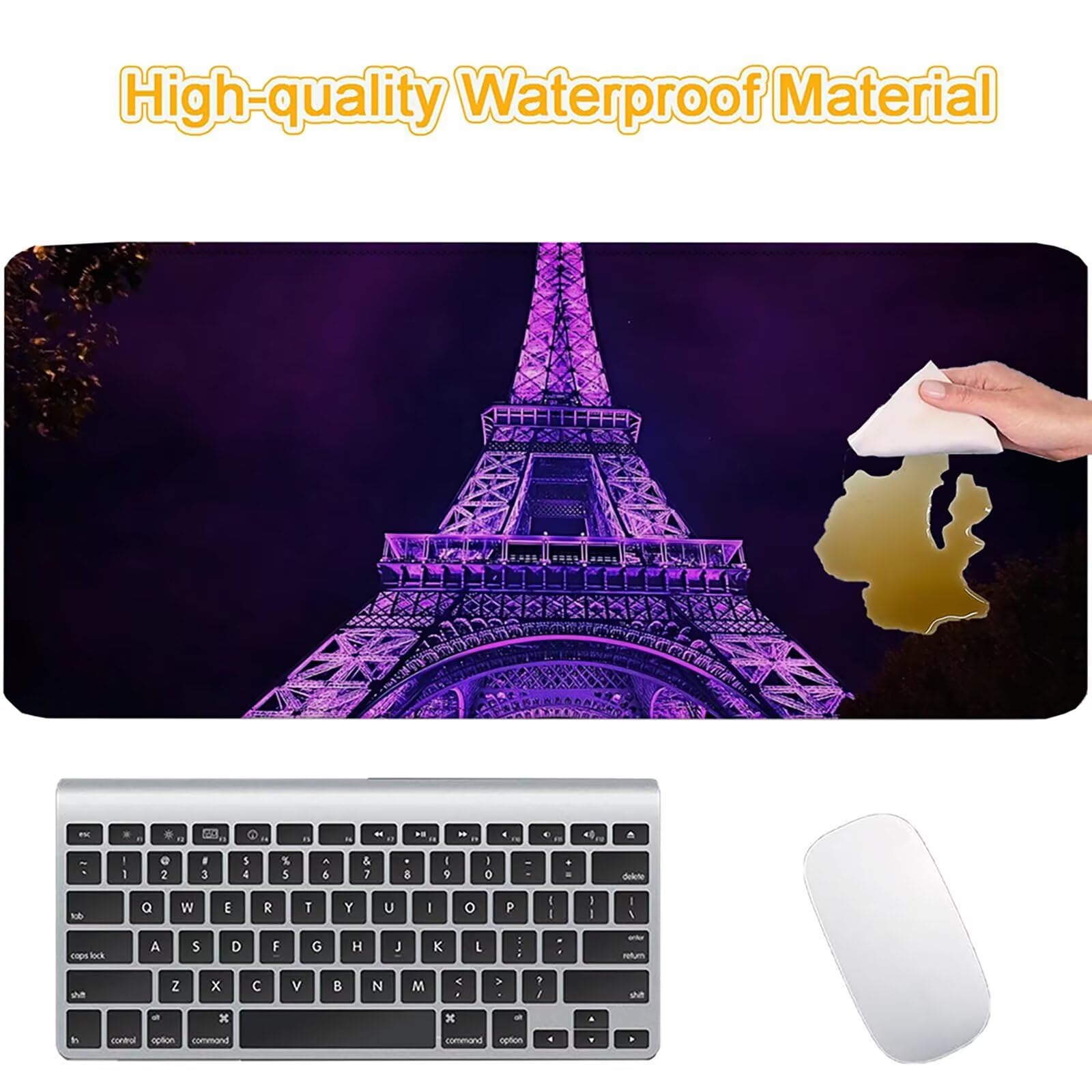 Tappetino Mouse 900x450mm | Superficie Ultra-Liscia | Viola 0-z694