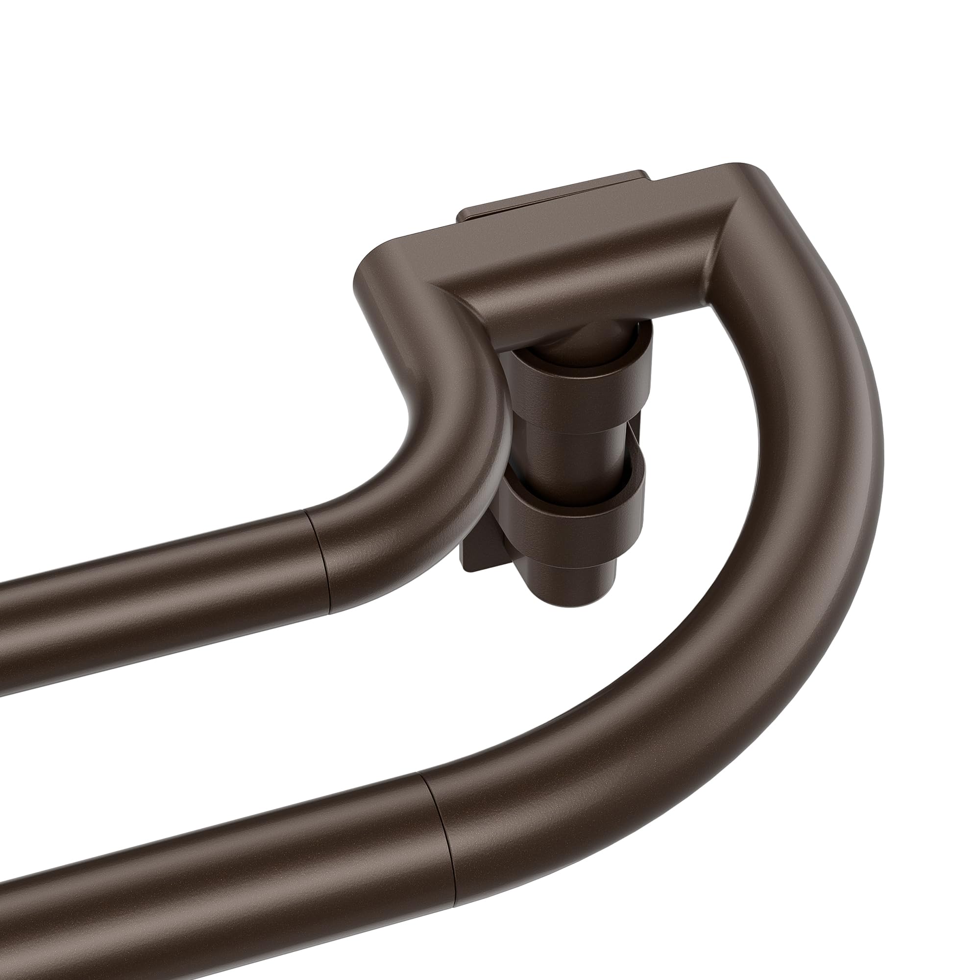 Photo 1 of ENJOYBASICS Double Curtain Rod 66-120", Bronze