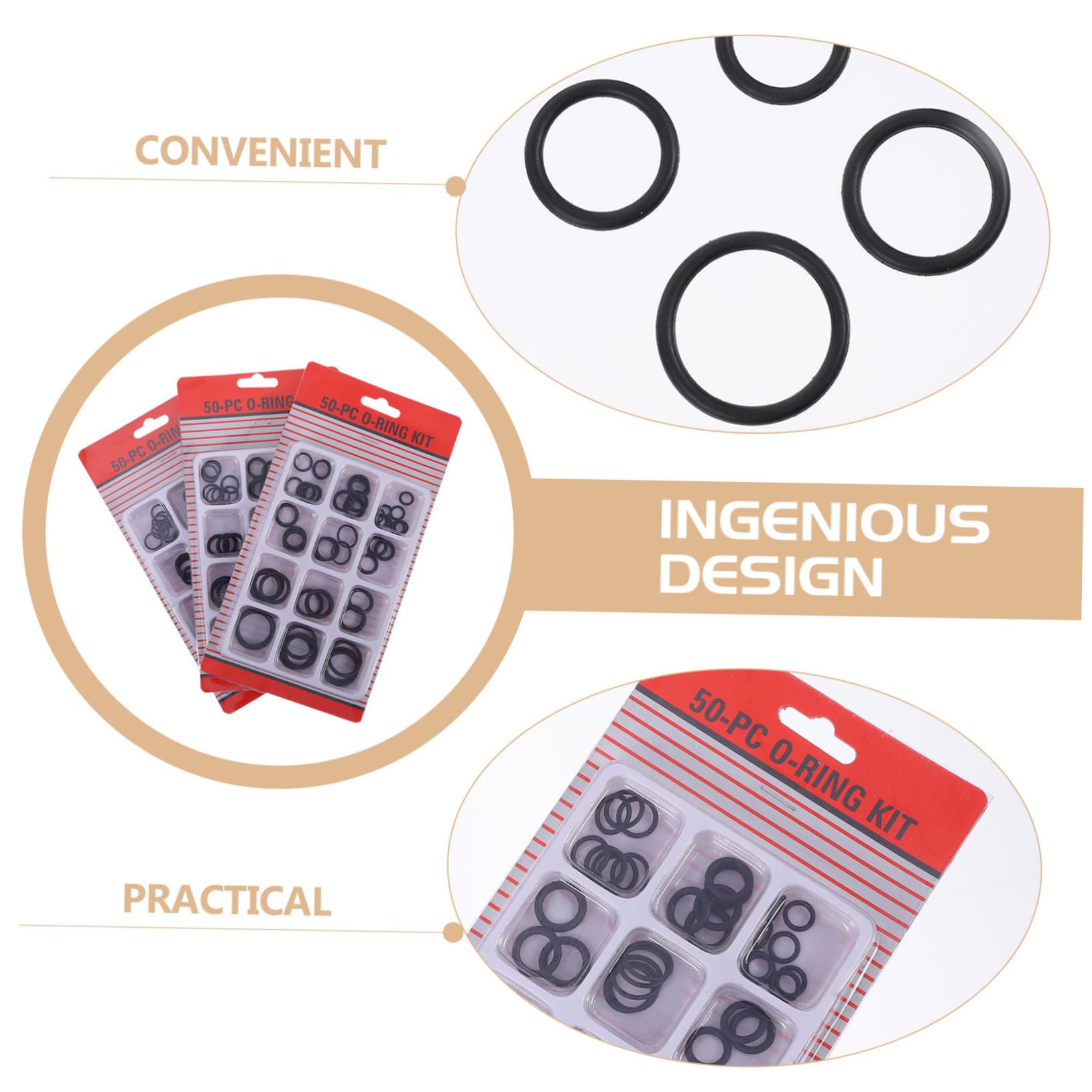 SOLUSTRE Quick Release Fasteners Rubber Seal Rings Washers for Automotive Repair Durable Seals with High Resilience and Tensile Strength for Car Bumper Maintenance