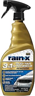 Rain-X Pro 620213 3-in-1 Bug, Tar and Adhesive Remover, 16oz - Premium Bug, Tar and Adhesive Remover to Help Clean and Remove Sticky Contaminants