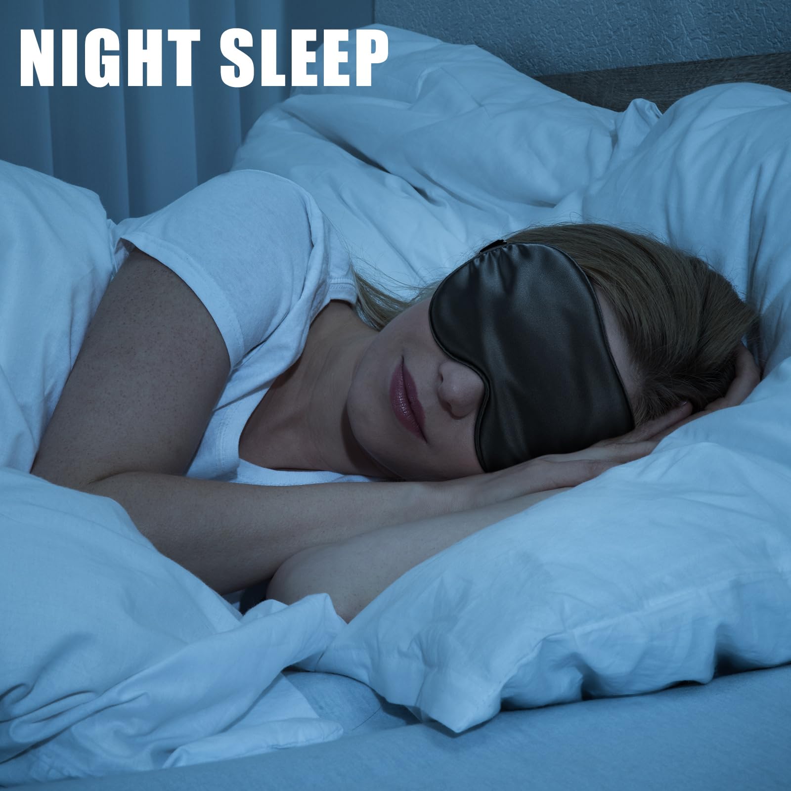 Maschera Per Dormire 2022 Per Donne E Uomini, Maschera Per Occhi 3D Per Chi Dorme Di Latomaschera Per Occhi Oscurante In Seta Copertura Per Occhi Per Dormire Con Fascia Regolabile Per Viaggi 69451662