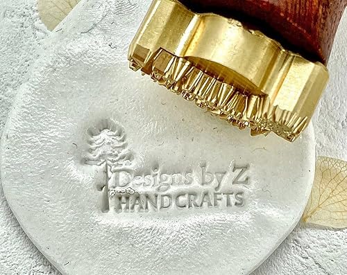 Sello de arcilla personalizado para cerámica y cerámica, sellos de madera para arcilla, sello de jabón de regalo para sellos de polímero de Potter