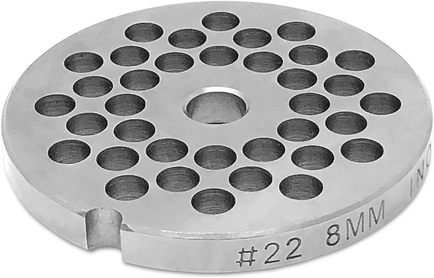 #22 Stainless Steel Replacement Plate Disc Blade for Meat Grinder (5/16")