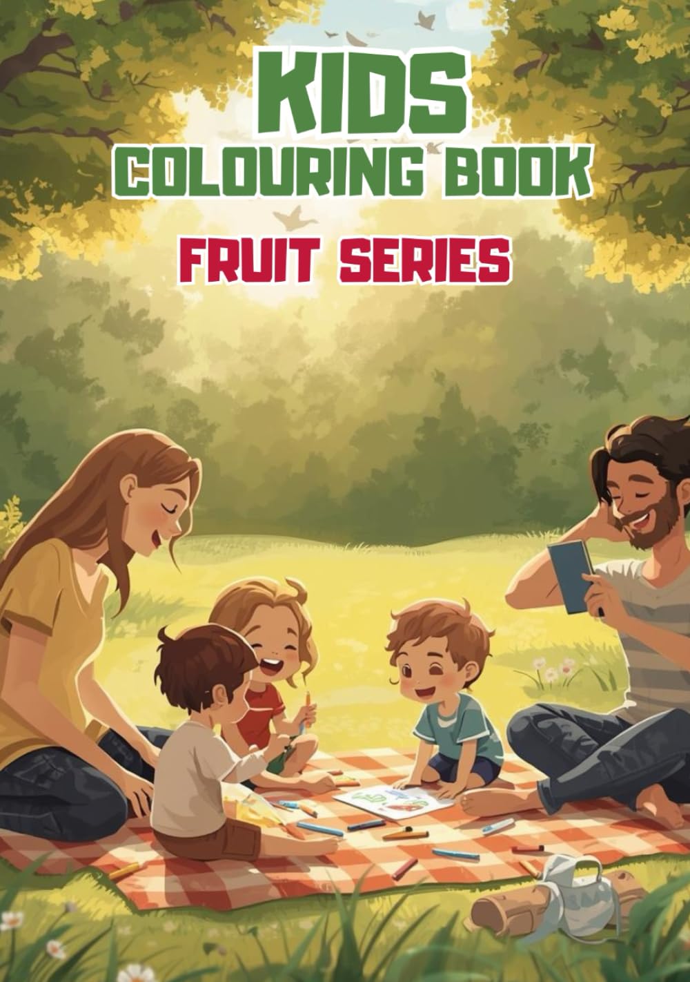 Fruits Coloring Book for Kids: Fun Fruit Designs to Color and Learn