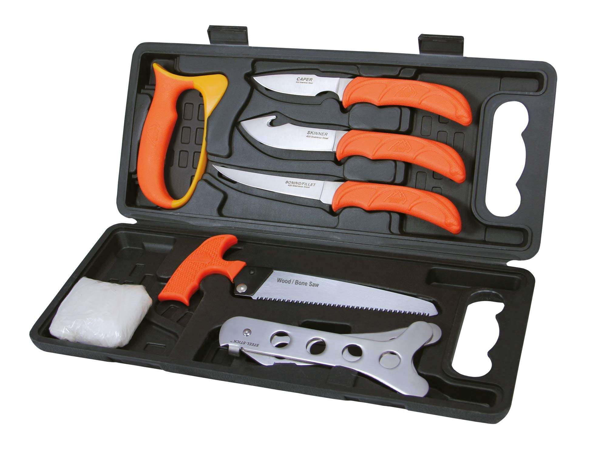 Böker Outdoor,02OE005,Edge AA8Wild Pak nóż stały, pomarańczowy