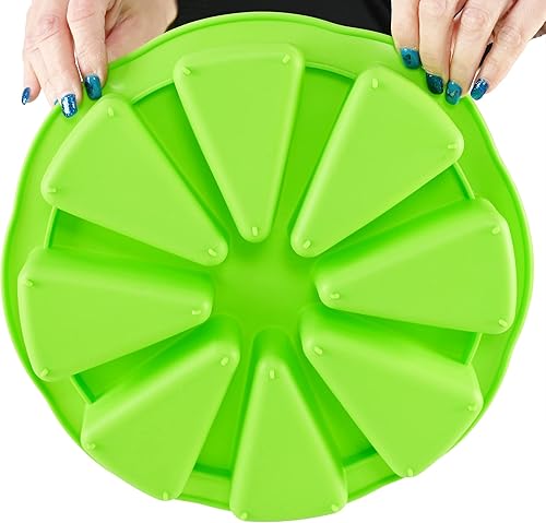 Miniatura 7 de HOME-X Molde de silicona para rebanadas de pastel, molde de silicona para hornear, chocolate, dulces, bollos, galletas y más, apto para horno y