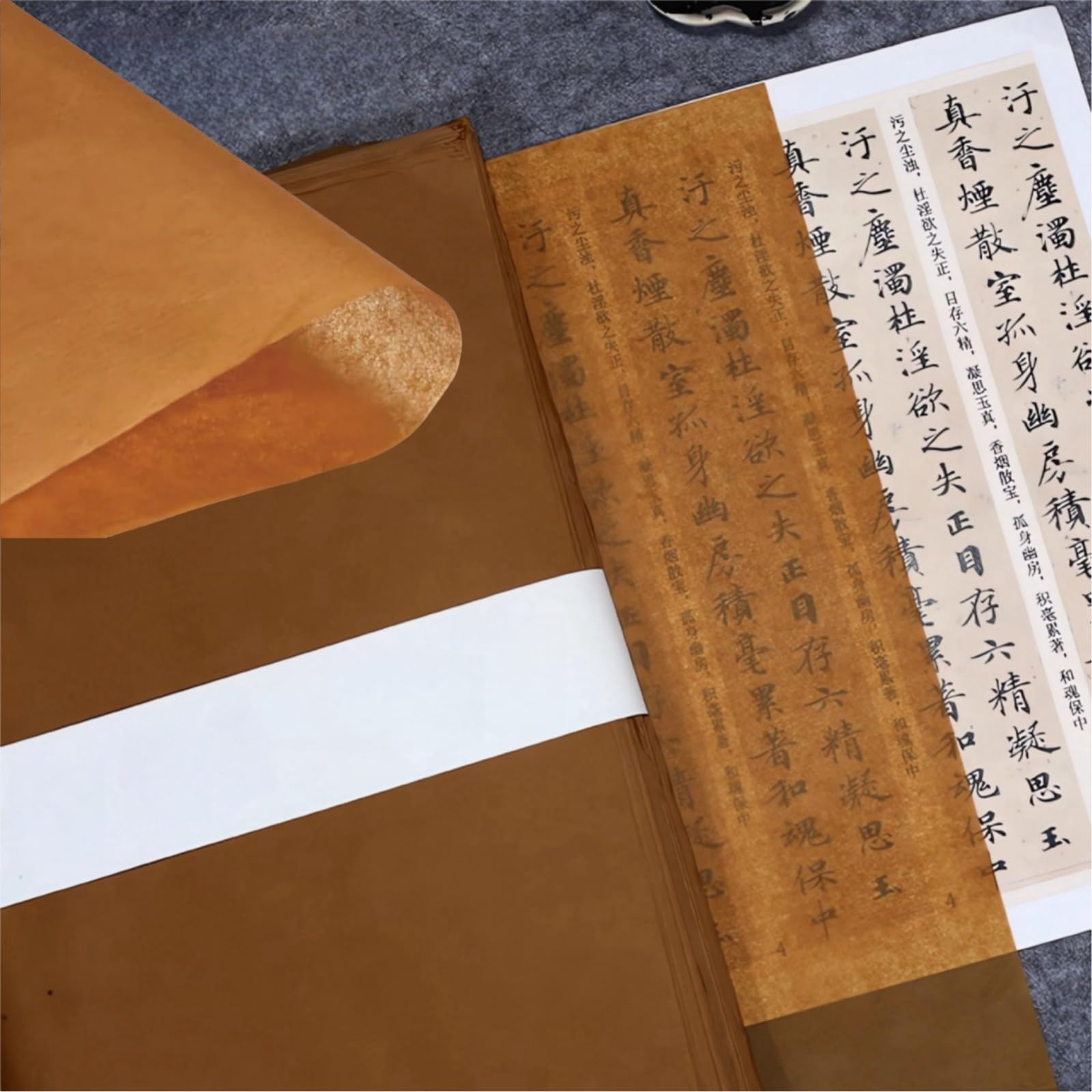 100 Sheets Cicada Wing Rice Paper - Handmade Bamboo Pulp Xuan Paper for Mixed Media, Gelli Printing & Calligraphy - Ultra-Thin, Strong & Translucent