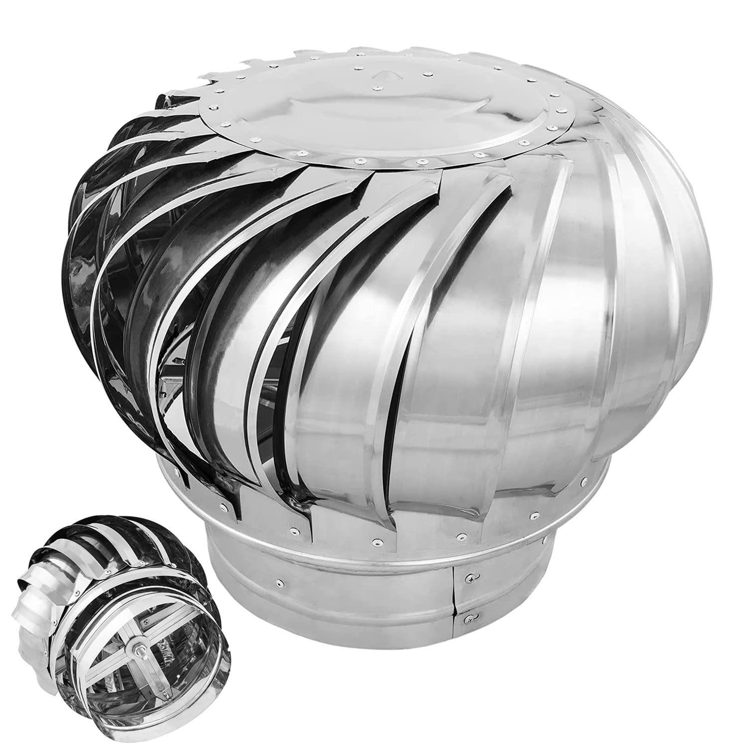 Chapeaux et capots de cheminée en acier inoxydable 304 pour ventilation de toit