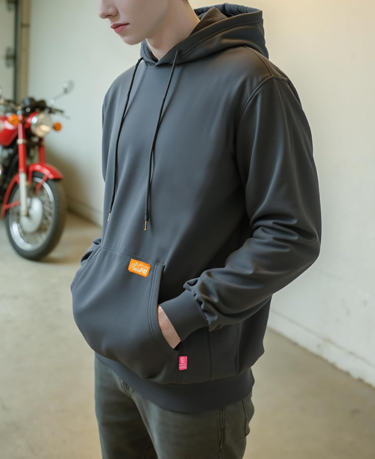 Titicaca FR Hoodie FR Sweatshirt Lightweight 7.5oz 100% C Pre-Washed Hooded Shirt - Image 2