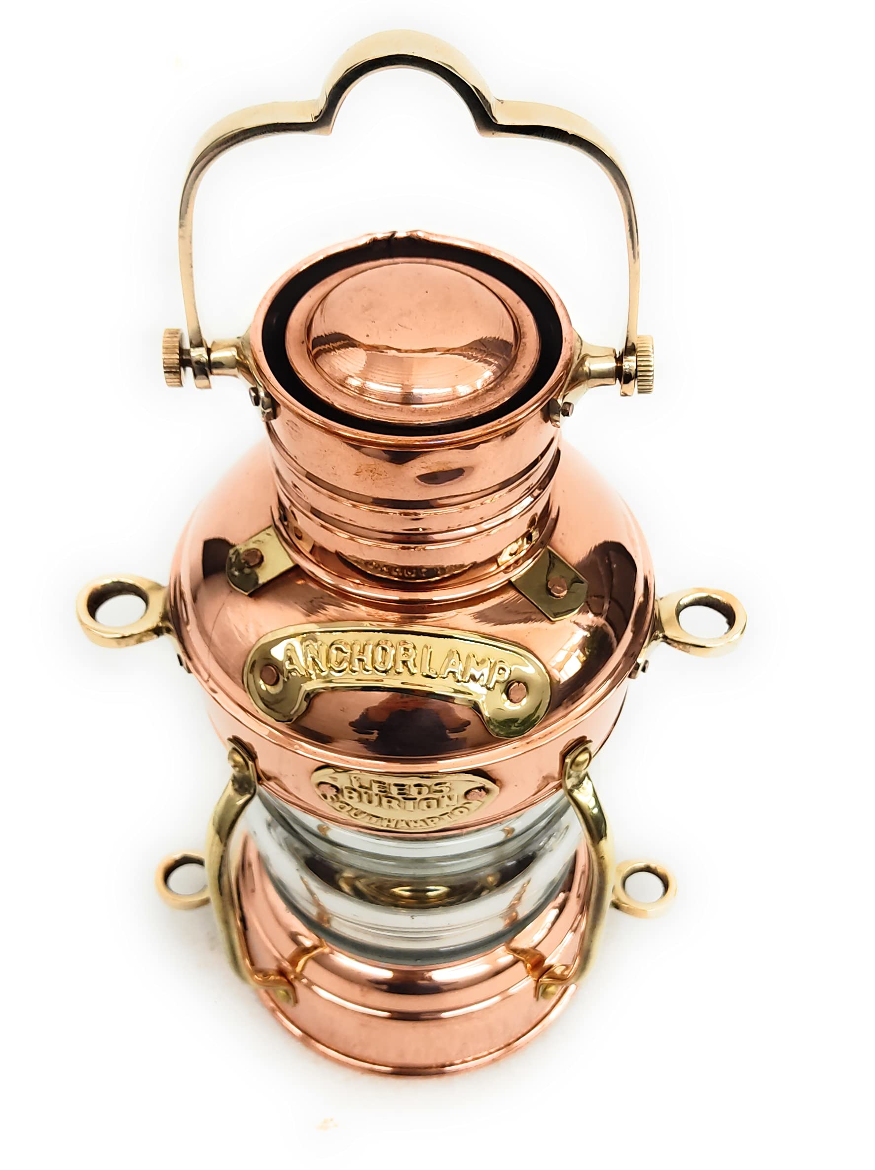 船舶灯 銅製オイルランプ Copper Oil Ship Lantern 18.5cm(銅オイルランタン シップランプ