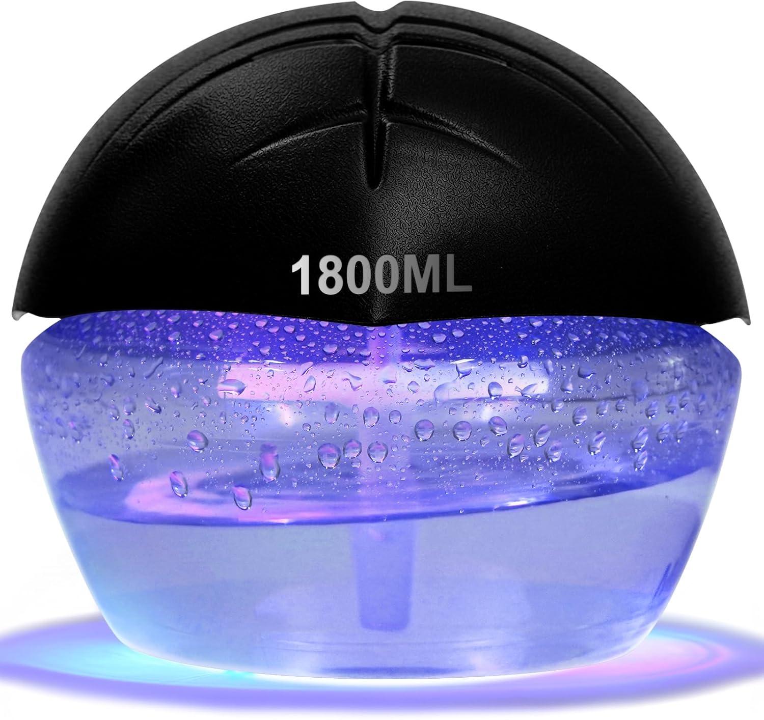 Water-Based Air Purifier, Variable Speed Air Washer Aroma Diffuser with 7 Color 6 LED Night Light, Aroma Fresher Small Air Cleaner Revitalizer & Air Freshener for Home, Office, Pet