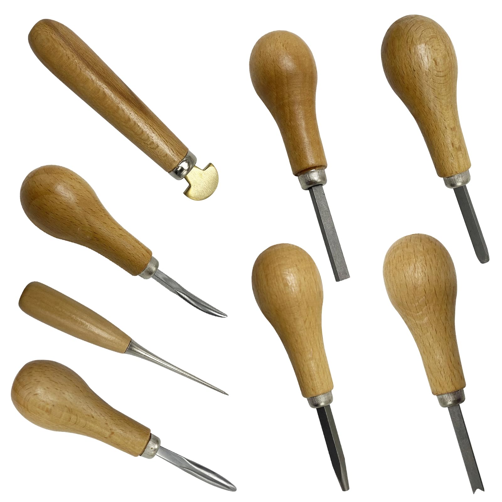 Ensemble de sculpture robuste pour la fabrication de bijoux, design ergonomique, outils de sculpture de matériaux mélangés