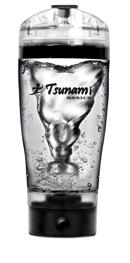 Tsunami Basics Portable Mixer Plastic Blades Battery Operated (Black)