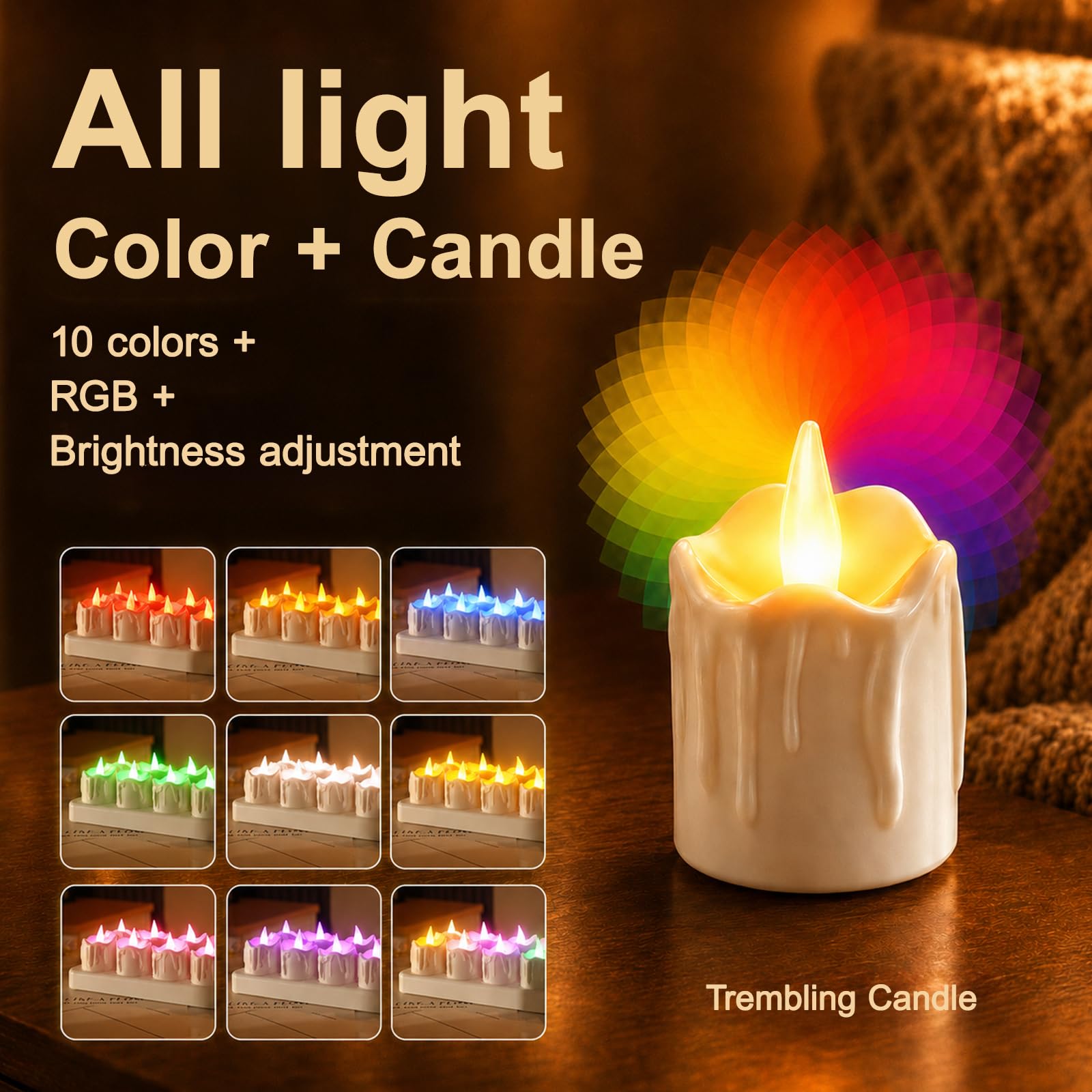 12 Stück Wiederaufladbare Teelichter Flackernd mit Fernbedienung und Timerfunktion, LED Kerzen mit Ladestation für Party Zimmer Wohnzimmer Halloween Weihnachten Deko