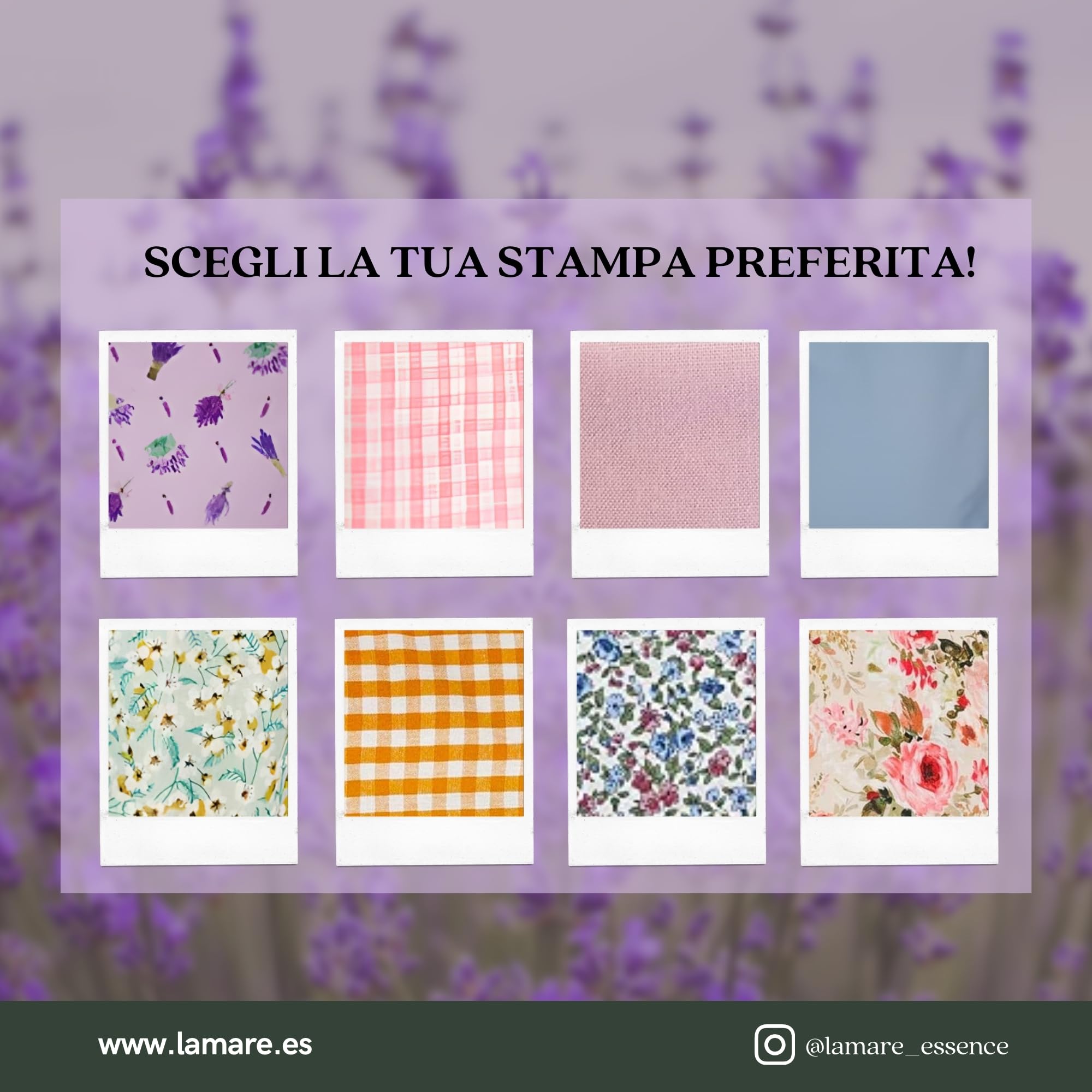 Lamare - Cuscino termico con semi di grano ecologico e lavanda, 48 x 15 cm, rivestimento lavabile 100% cotone, per cervicale e coliche, terapie a freddo e caldo, Lavanda stampata