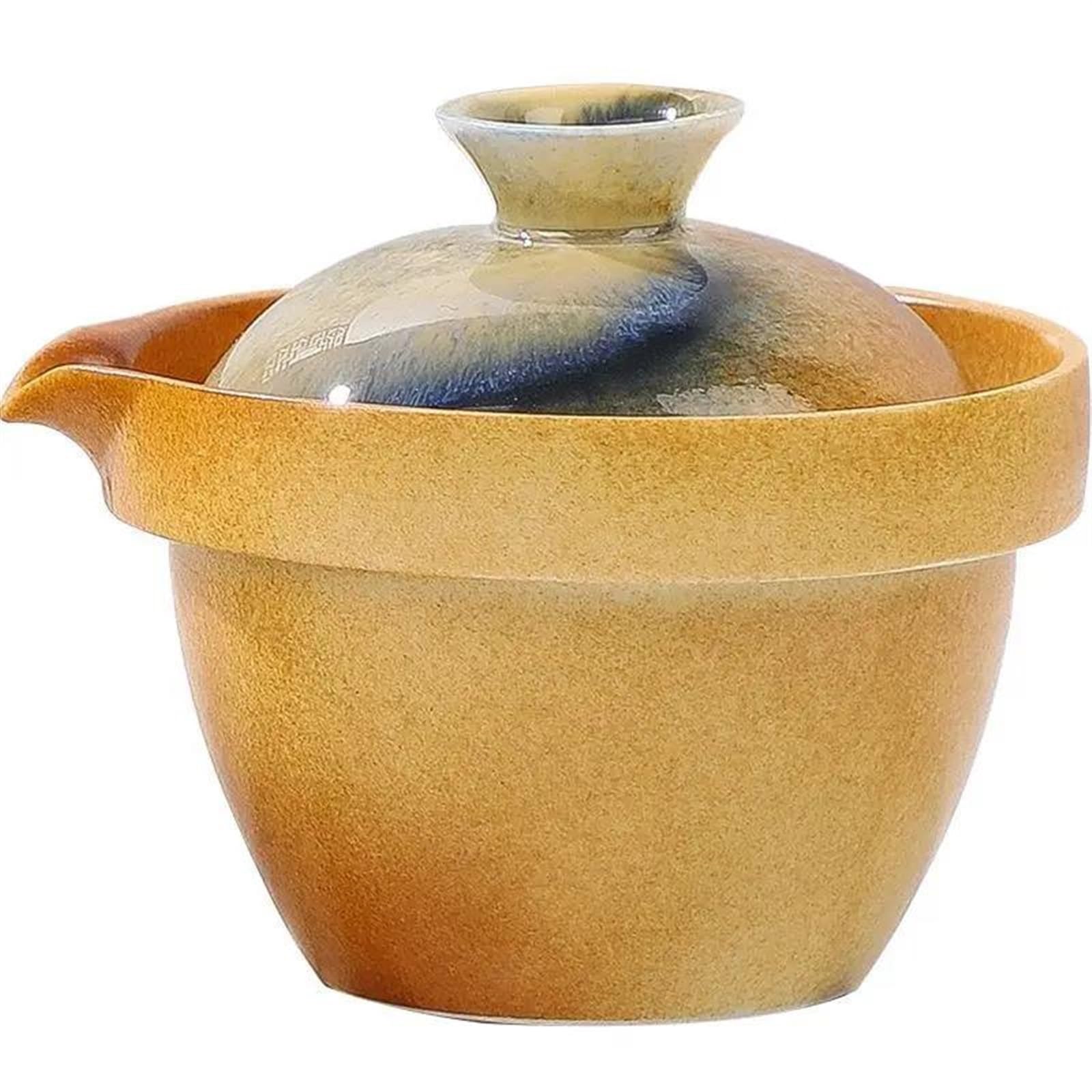 Zestaw do herbaty podróżnej z ekspresowym kubkiem, przenośnym małym bagażem podręcznym, garnkiem Kung Fu do użytku na zewnątrz, porcelanowym zestawem do herbaty, przenośnym zestawem do herbaty