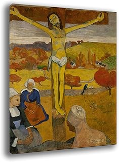 Quadro GAUGUIN Paul il Cristo Giallo - RIPRODUZIONE STAMPA SU TELA Quadri Moderni Moderno Arte Cucina Soggiorno Camera da letto printerland.it (50x70 cm)