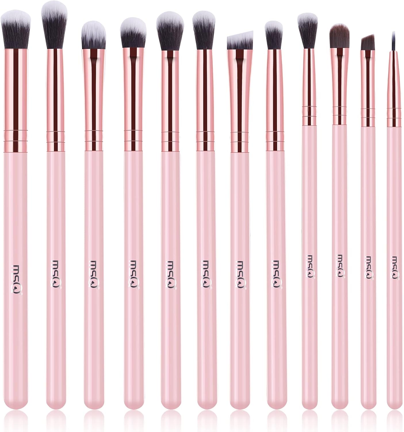 MSQ Eye Makeup Brushes 12pcs Eyeshadow Makeup Brushes Set with Soft