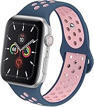 Compatible Apple Watch 38MM/40MM Sport Band Replacement Band for Apple Watch New Apple iWatch Series 6/5/4/3/2/1