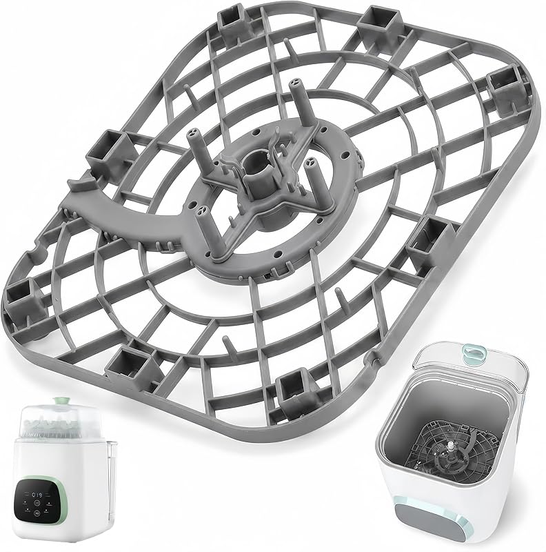 Replacement Bottom Tray for Momcozy KleanPal Pro BS03 Washer | BPA-Free Heat-Resistant ABS Grid with Tool-Free Snap-In Installation for Stable Support, Water Flow and Easier Daily Cleaning