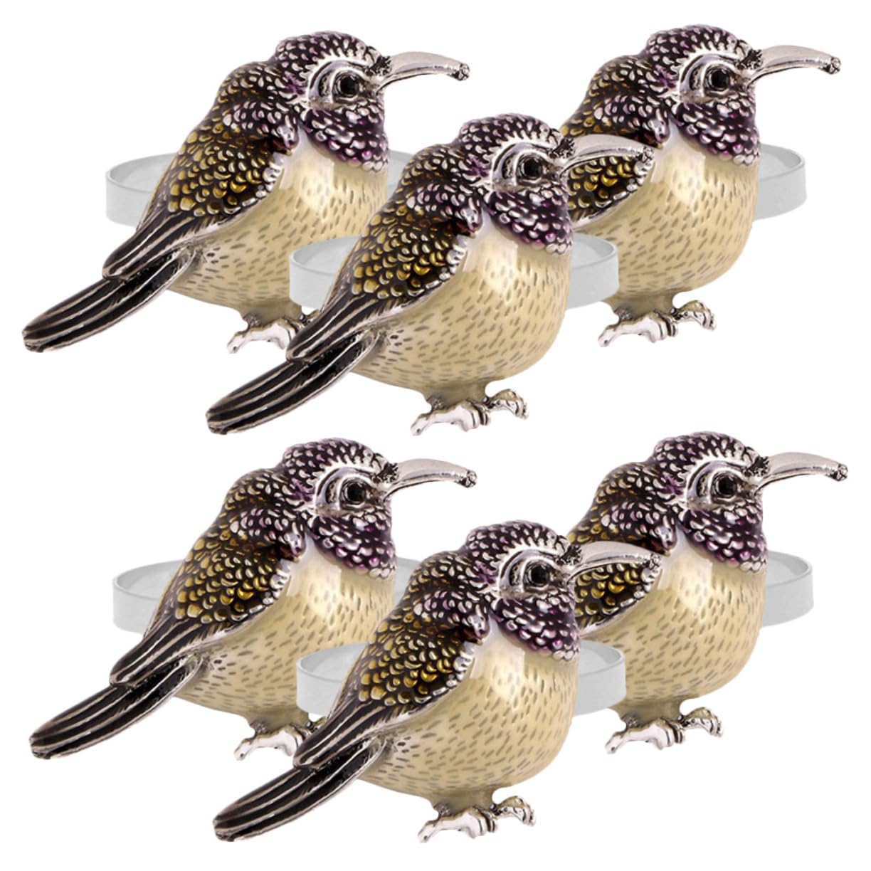 TOPBATHY 30stücke Teiliges Vogel-serviettenringen Tischdekoration Für Hochzeiten Und Partys Und Langlebig Für Ihre