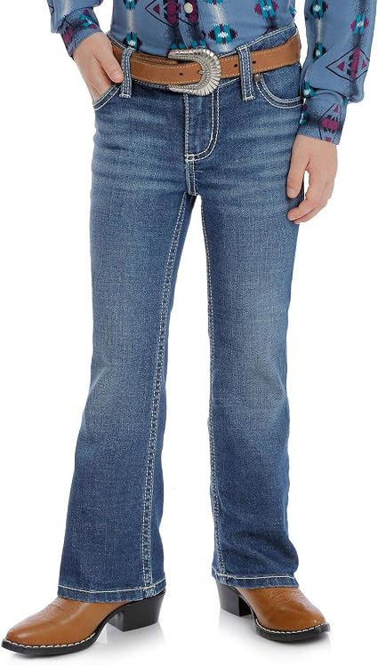 Amazon.com: Wrangler 09Mwggn - Pantalones vaqueros de corte bota para niña,  5 normal : Ropa, Zapatos y Joyería