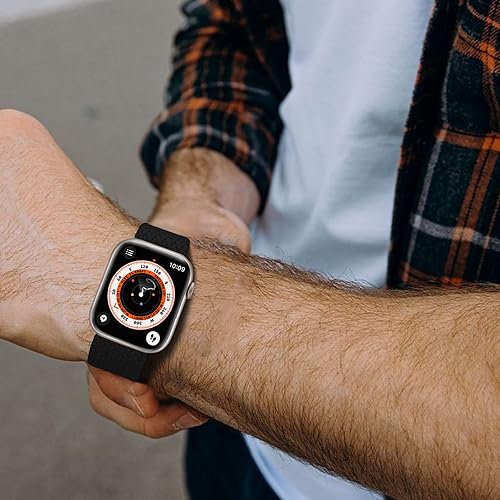 Miniatura 6 de Paquete de 15 correas trenzadas Solo Loop compatibles con Apple Watch de 1.654 in 1.732 in 1.772 in 1.929 in 1.496 in 1.575 in 1.614 in, para