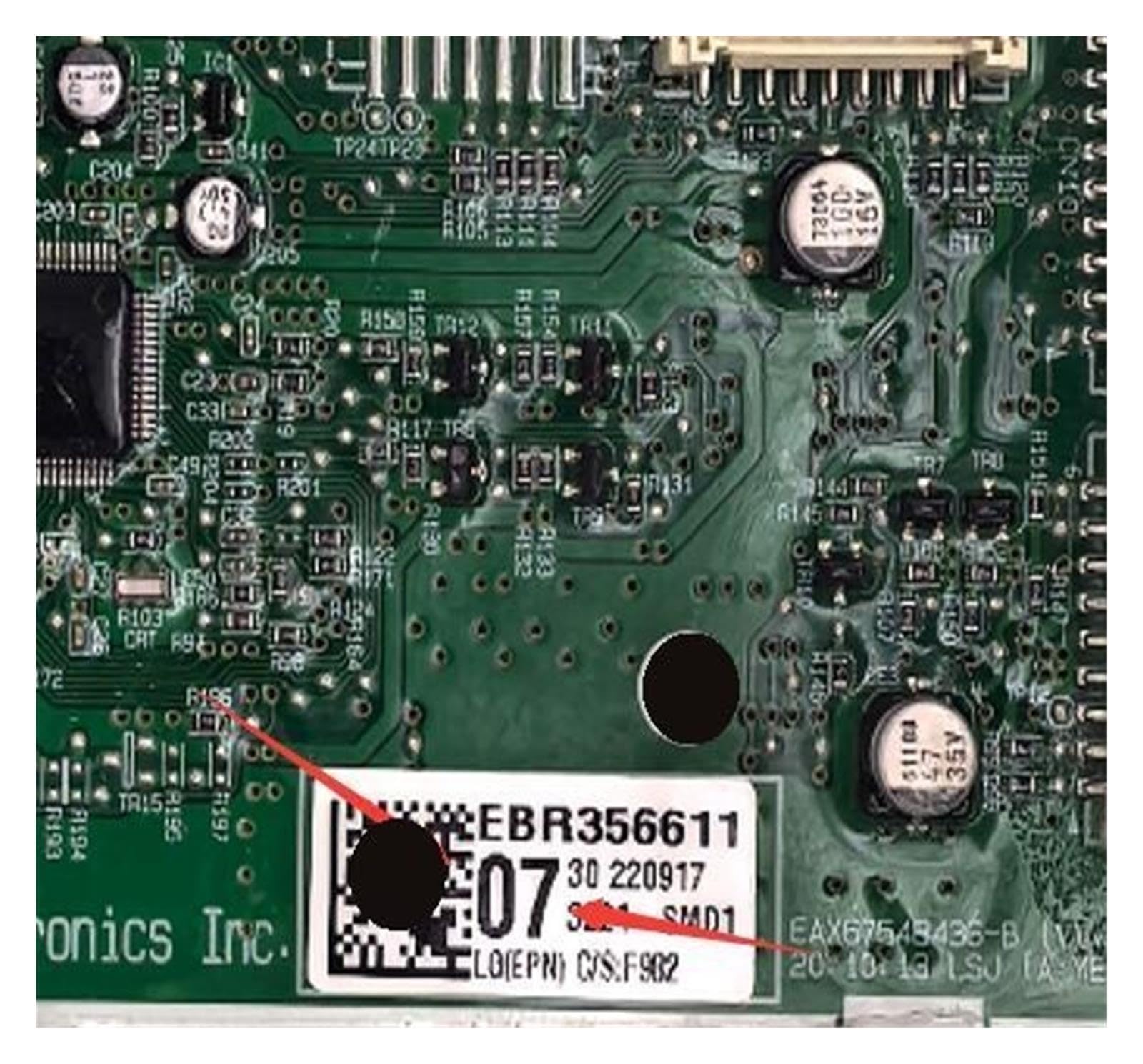 For lavadora de tambor EBR35661107 placa base