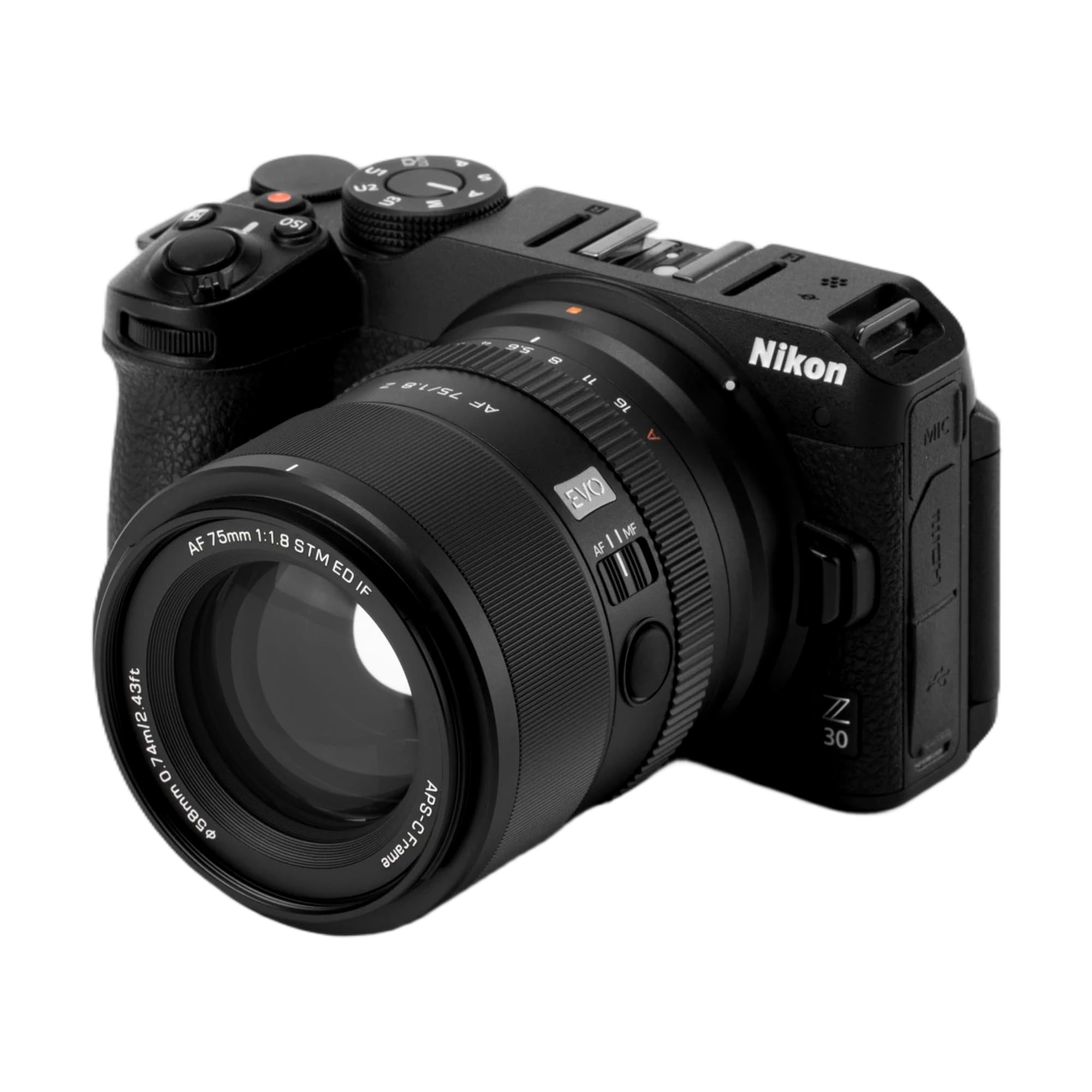 Amazon.co.jp: VILTROX AF 75mm f1.8 Z EVO Nikon Zマウント用 APS-C
