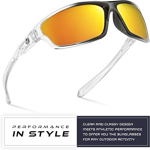 Miniatura 311 de Nitrogen - Gafas de sol deportivas polarizadas envolventes para hombre y mujer, UV400, para conducir, pescar, correr, andar en bicicleta, gafas