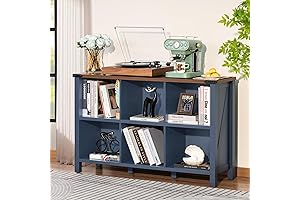 6-Cube Bookcase: A Versatile Low Bookshelf for Storage and Display